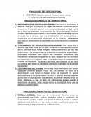 FINALIDADES DEL DERECHO PENAL