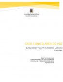 Caso Clinico área de voz