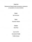 Malformaciones Humanas Producto de exposición a contaminación por agroquímicos vía consumo de alimentos