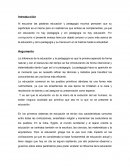 La educación y la pedagogía de la antigüedad a la actualidad