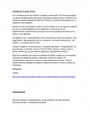 TEORIA DE CALIDAD TOTAL