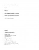 Factibilidad y evaluación de proyectos. Proyecto 1 “Restaurante bufete los primos”