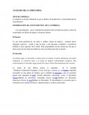 Analisis de la industria Bananas Chocoloco