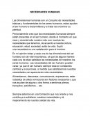 Las dimensiones humanas