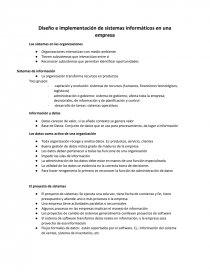 Diseño e implementación de sistemas informáticos en una empresa. Página 1