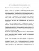 RESPONSABILIDAD SOCIAL EMPRESARIAL CASO ALPINA