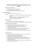 Diseño e implementación de sistemas informáticos en una empresa