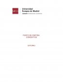 PUNTO DE PARTIDA. CONCEPTOS ENTORNO