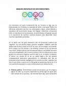 ANÁLISIS REFLEXIVO DE MIS EMOCIONES