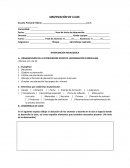 FICHA DE OBSERVACIÓN DE CLASE