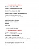 CASO UNO (COSTO DE LO VENDIDO)