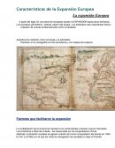 Caracteristicas de la expansion europea