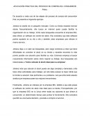 APLICACIÓN PRACTICA DEL PROCESO DE COMPRA DEL CONSUMIDOR FINAL