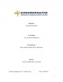 MACROECONOMÍA ACTIVIDAD LEY DE FINANCIAMIENTO