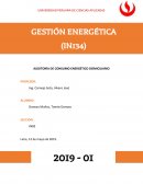 AUDITORÍA ENERGÉTICA DOMICILIARIA