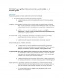 Actividad 1: La logística internacional y las oportunidades en el mercado global