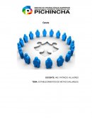 ESTABLECIMIENTOS DE METAS EVALUABLES