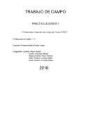 TRABAJO DE CAMPO- PRACTICA DOCENTE