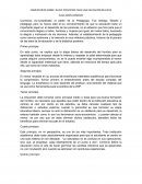 COMENTARIOS SOBRE: NUEVE PRINCIPIOS PARA UNA EDUCACIÓN REALISTA