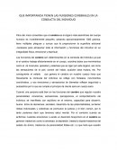 QUE IMPORTANCIA TIENEN LAS FUNSIONES CEREBRALES EN LA CONDUCTA DEL INDIVIDUO