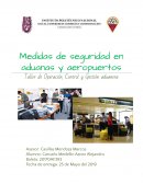 Medidas de seguridad en aduanas y aeropuertos Taller de Operación, Control y Gestión aduanera