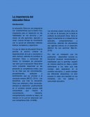 La importancia del educador físico