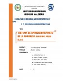 LA GESTIÓN DE APROVICIONAMIENTO