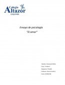 Ensayo de psicología “El amor”