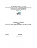 RELACION DEL CONOCIMIENTO, HEGEMONIA Y CONSTRUCCION SOCIAL