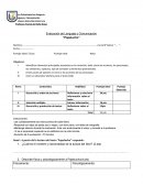 Evaluación de Lenguaje y Comunicación “Papelucho”