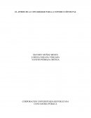 EL APORTE DE LA CONTABILIDAD PARA LA CONSTRUCCIÓN DE PAZ