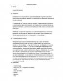 Proyecto fisica. Leyes De Newton