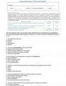 Control de lectura: “Terror del Sexto B”