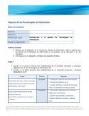 Impacto de las Tecnologías de Información