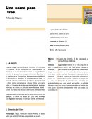 GUIA DE LECTURA UNA CAMA PARA TRES