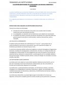 LA CUESTIÓN INSTITUCIONAL DE LA EDUCACIÓN Y LAS ESCUELAS: CONCEPTOS Y REFLEXIONES