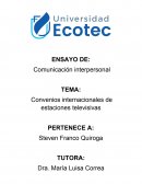 Convenios internacionales de estaciones televisivas