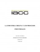LA INDUSTRIA CHILENA Y LOS PROCESOS INDUSTRIALES