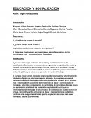 Educacion y socializacion