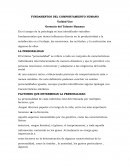 FUNDAMENTOS DEL COMPORTAMIENTO HUMANO