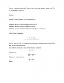 Mate. Encontrar la ecuación canónica