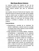 Mas rosas menos violencia