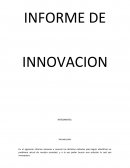 INFORME DE INNOVACION