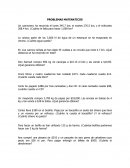 Problemas matemáticos s/r