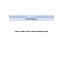 Ensayo de percepcion y Comunicacion