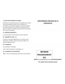 Informe psicodiagnostico