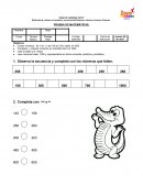 Evaluaciones matematicas