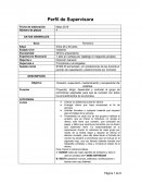 Perfil de supervisora