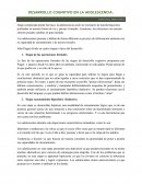 Desarrollo cognitivo en la adolescencia