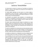 Lectura: Tenochtitlan